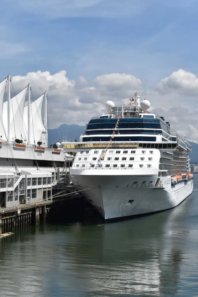 Celebrity Eclipse docked in Vancouver