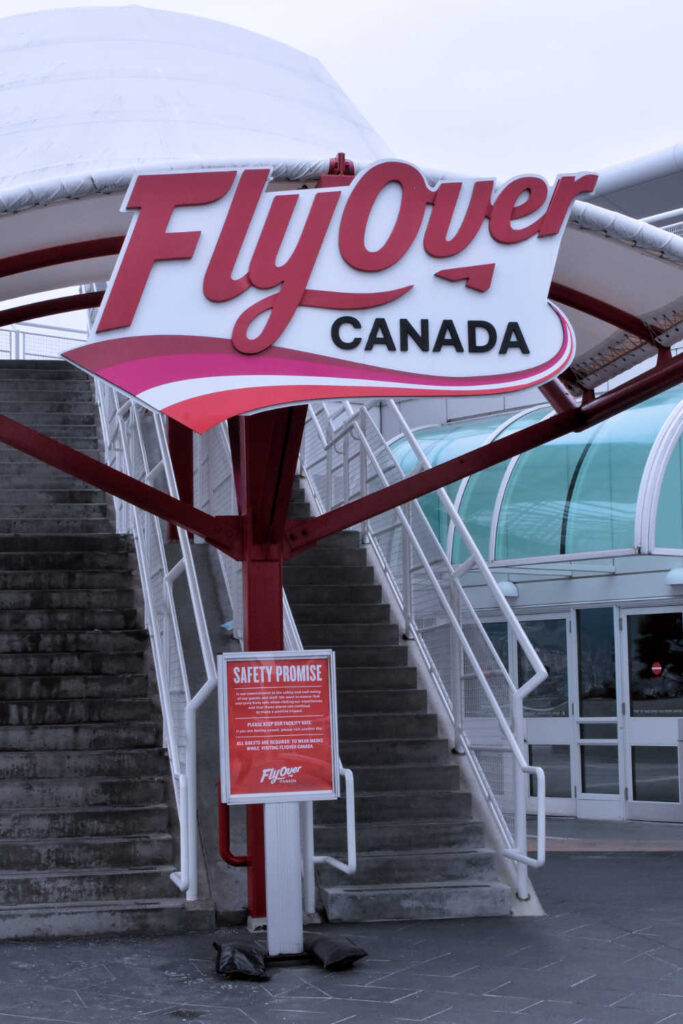 FlyOver Canada entrance in downtown Vancouver