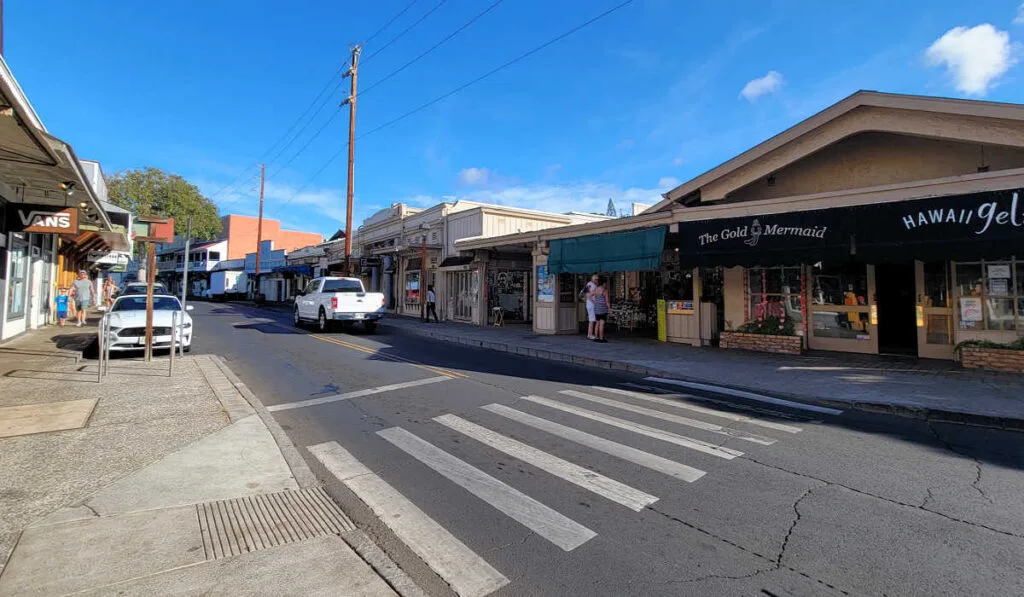 Front Street in Lahaina, Maui