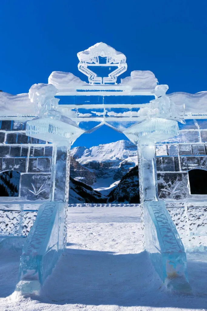 Lake Louise ice castle