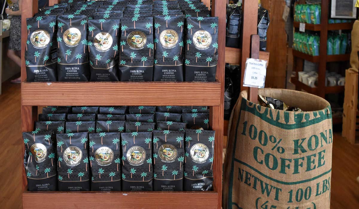 Kona Coffee selection, a great Hawaiian souvenir
