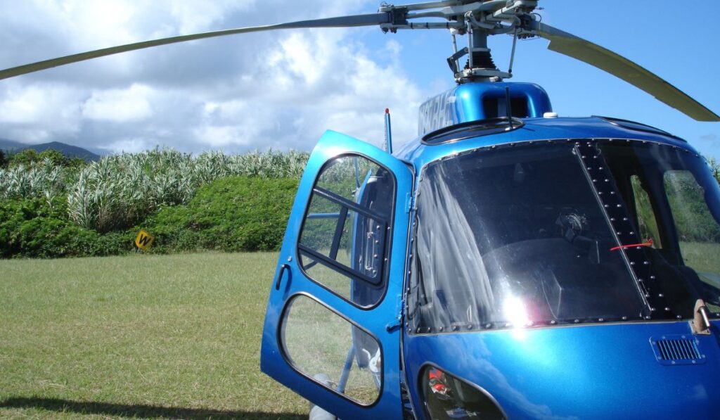 Blue Hawaiian helicopter