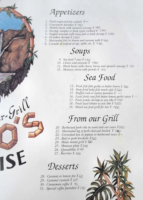 Chico's menu