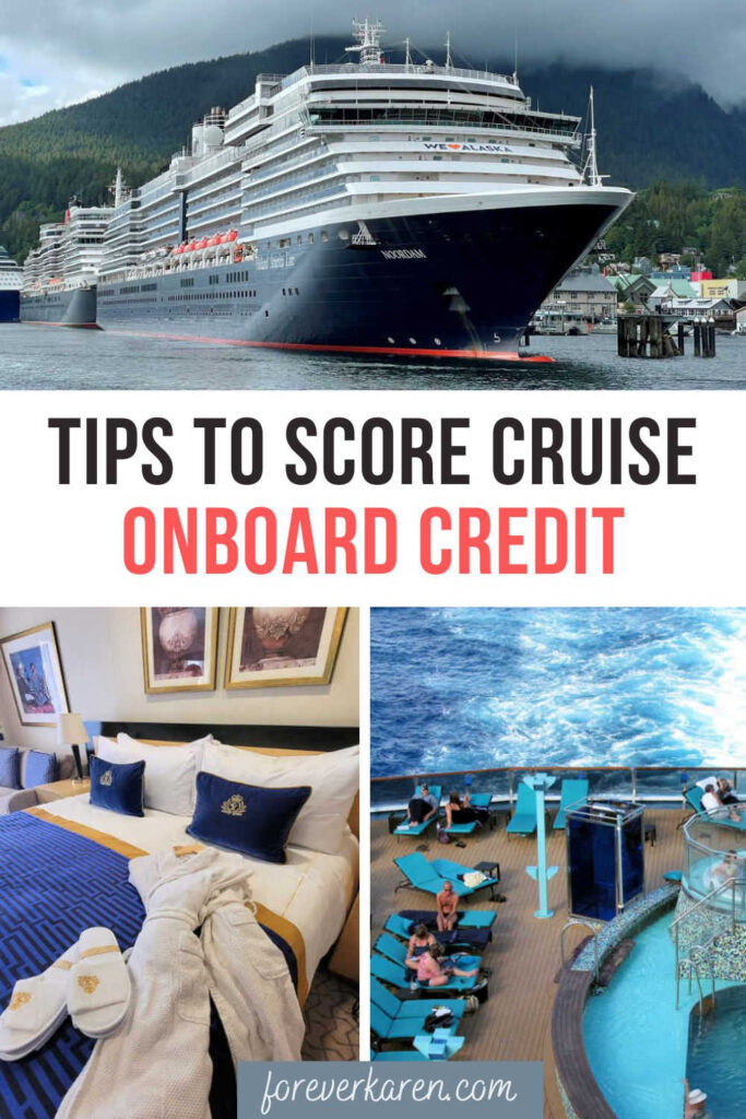 Holland America Noordam, Cunard stateroom and a Carnival Serenity area