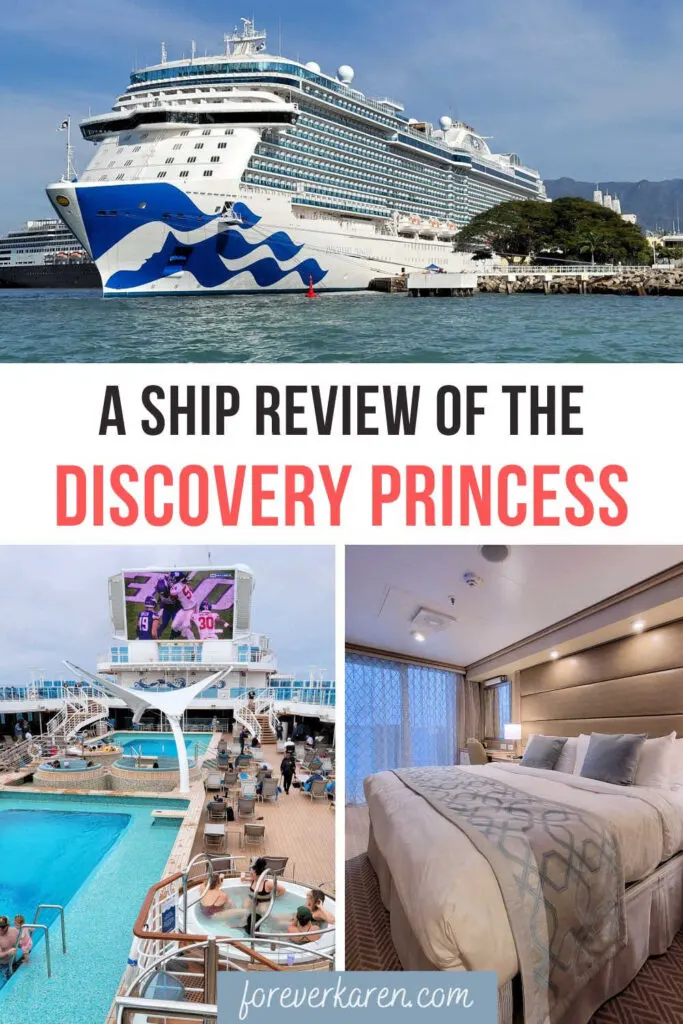 Discovery Princess cruise ship, Sky Pools and balcony stateroom