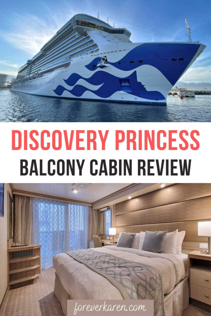 Discovery Princess cruise ship and balcony stateroom