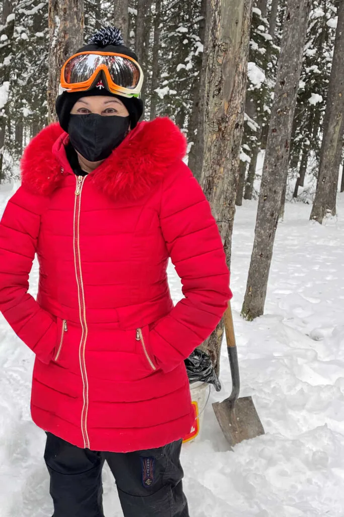 Dressed for winter in Alaska