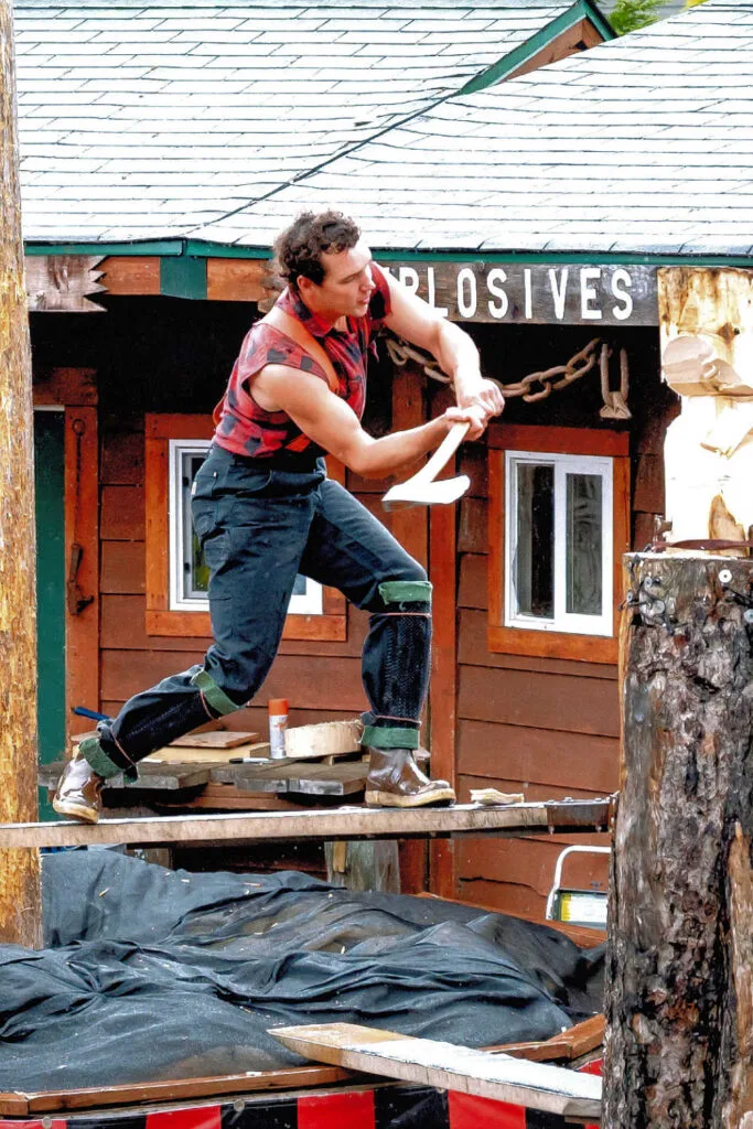 Lumber Jack Show in Ketchikan