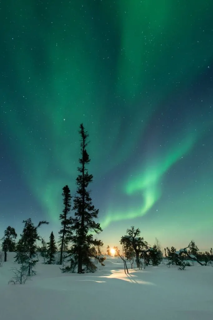 Northern lights in Alaska