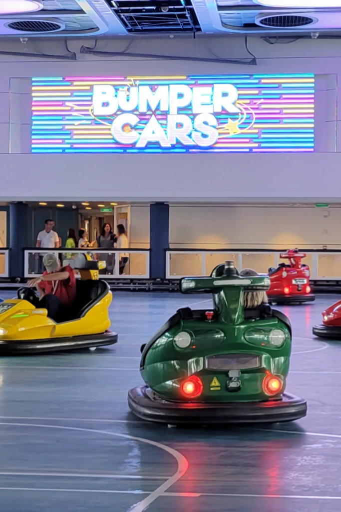 Ovation of the Seas bumper cars