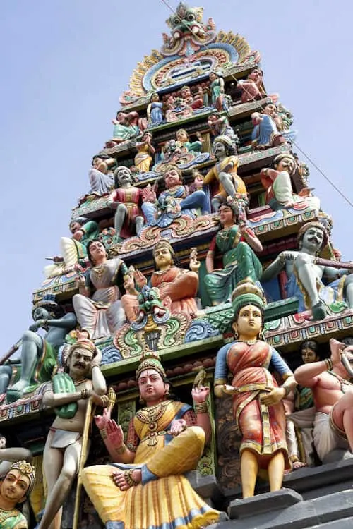 Sri Veeramakaliamman Temple in Little India, Singapore