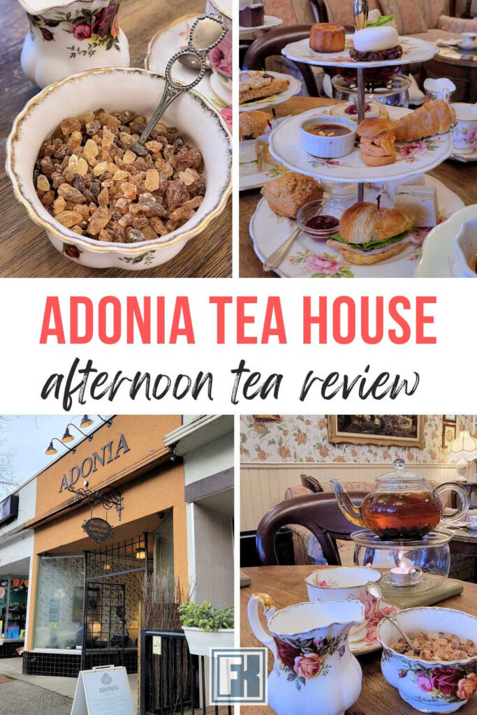 An afternoon tea at Adonia Tea House in Vancouver