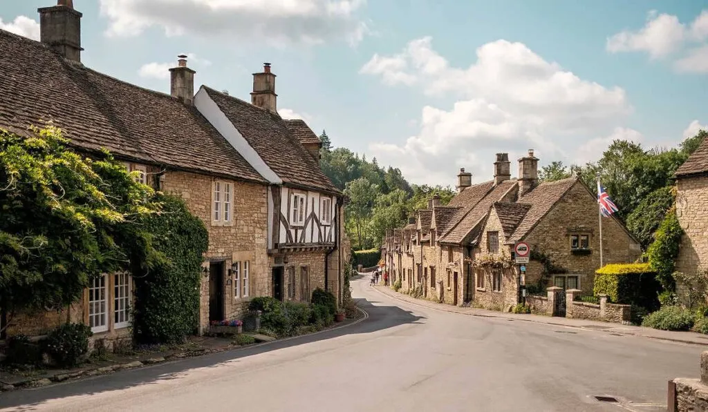 Castle Combe, commonly called the prettiest village in the Cotswolds
