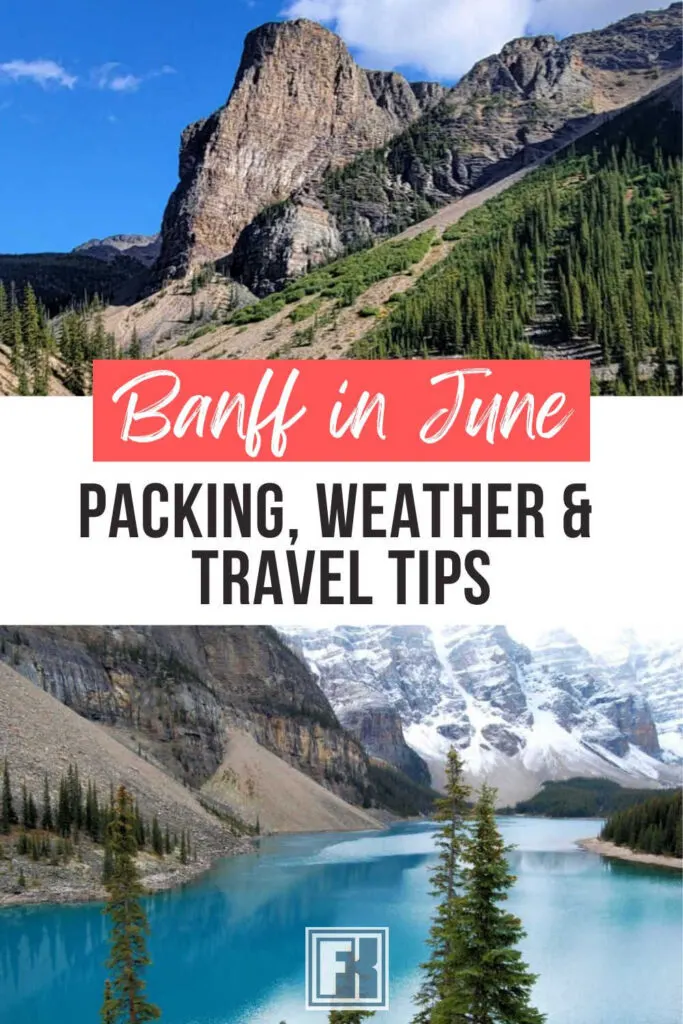 The Tower of Babel and Moraine Lake in Banff National Park