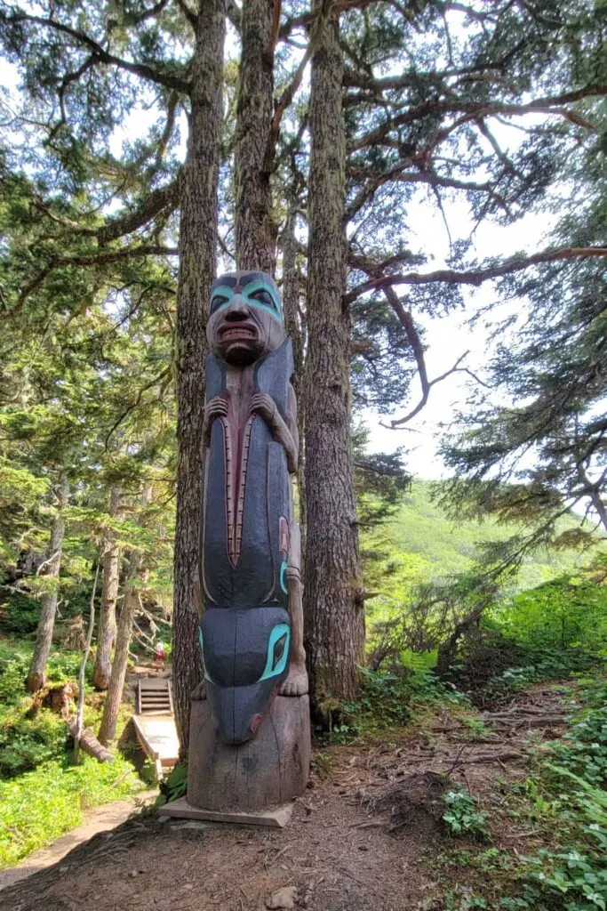 Carving on the Mount Roberts Alpine Looping Trail