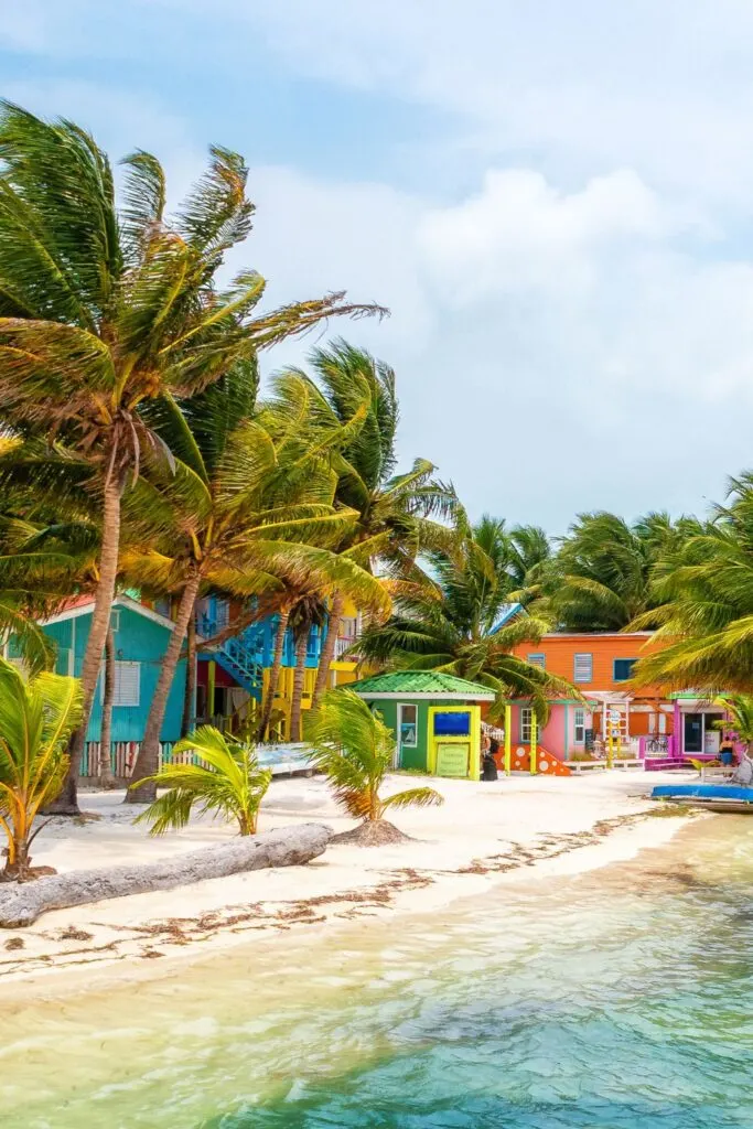 Oceanfront in Caye Caulker, Belize