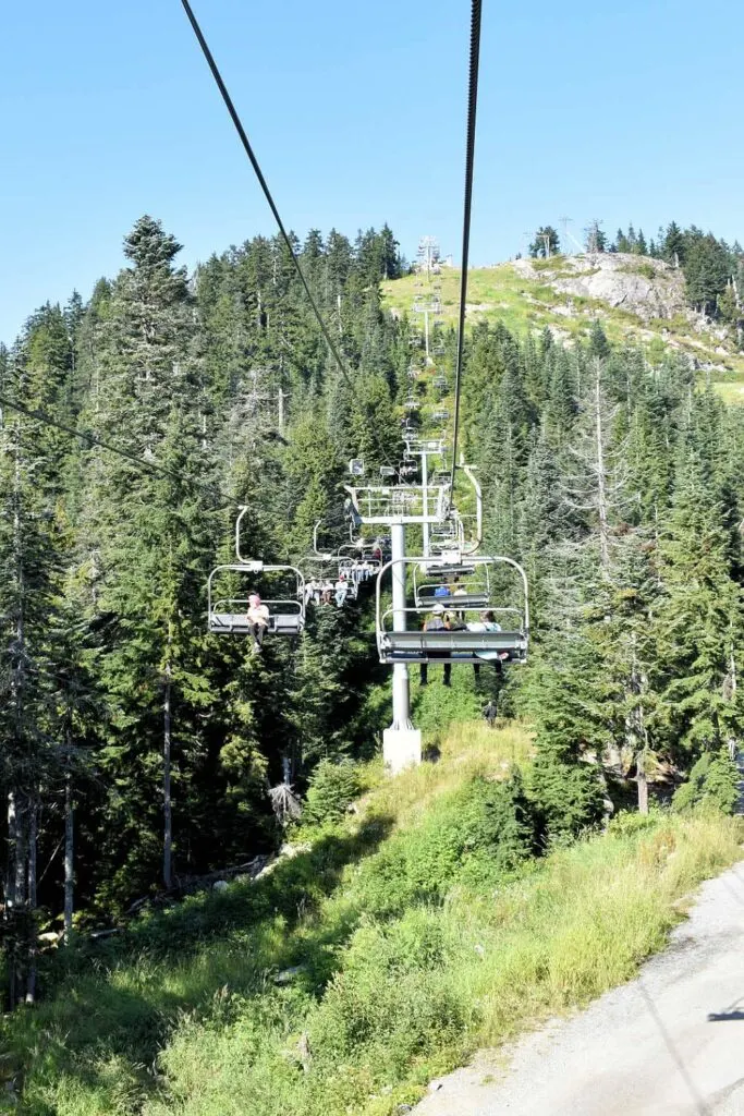 Chairlift on Grouse Mountain