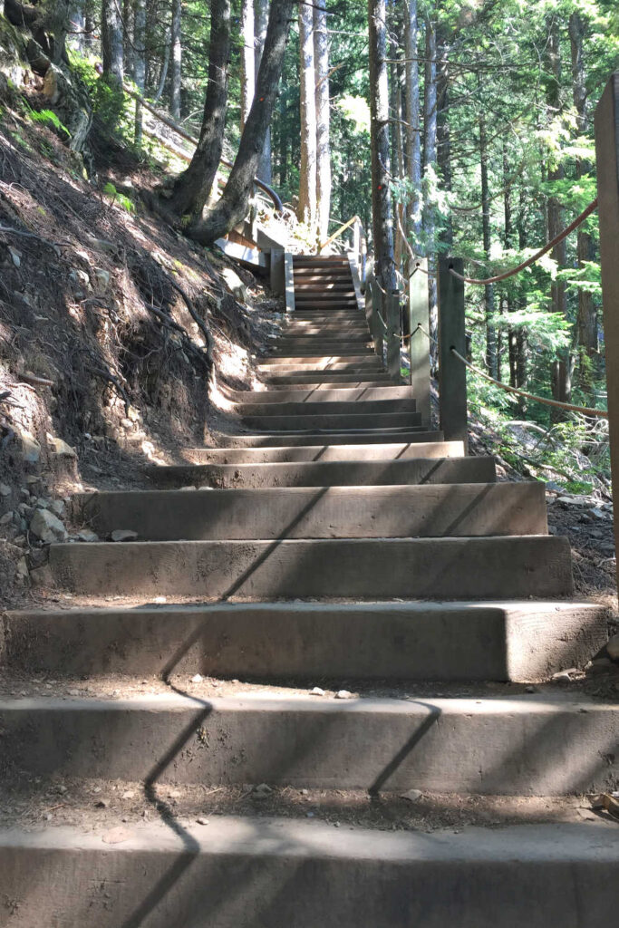 Newer stairs on the Grind