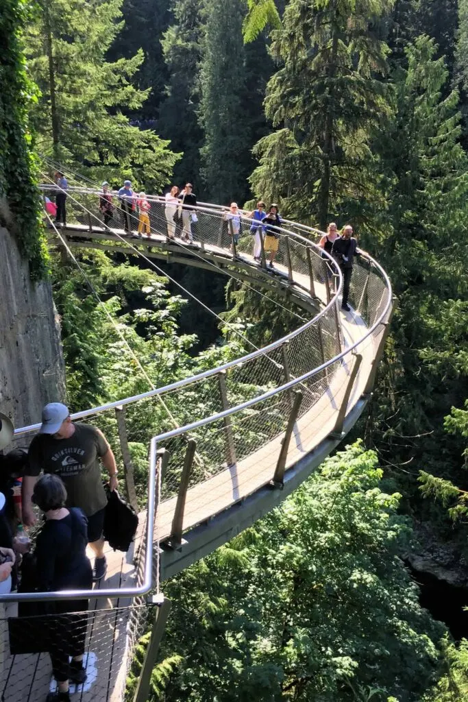 The Cliffwalk at Capilano Suspension Bridge Park