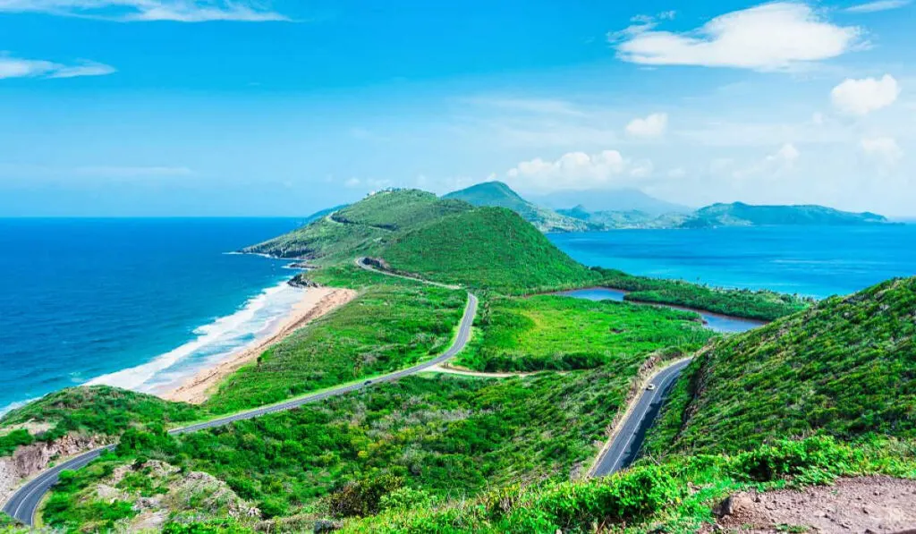 View from Timothy Hill in St. Kitts