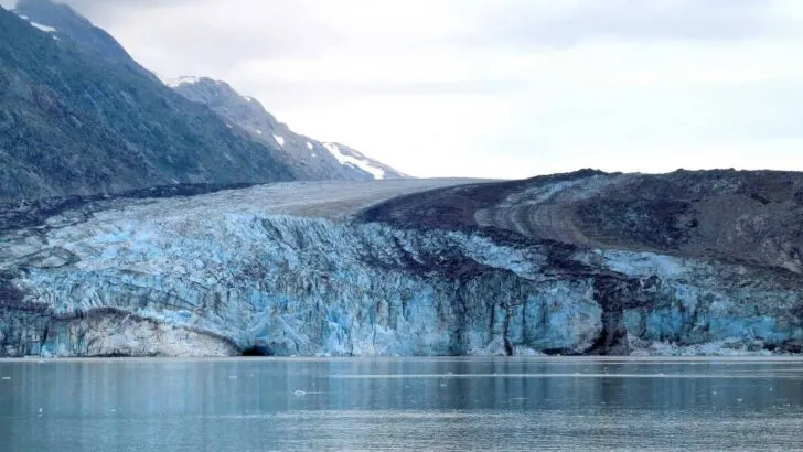 Viewing Lamplugh Glacier on an Alaska cruise in Glacier Bay