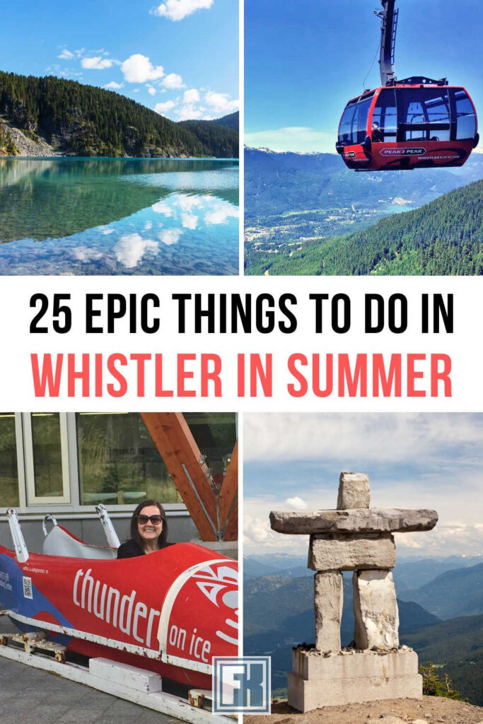 Some summer activities in Whistler, BC