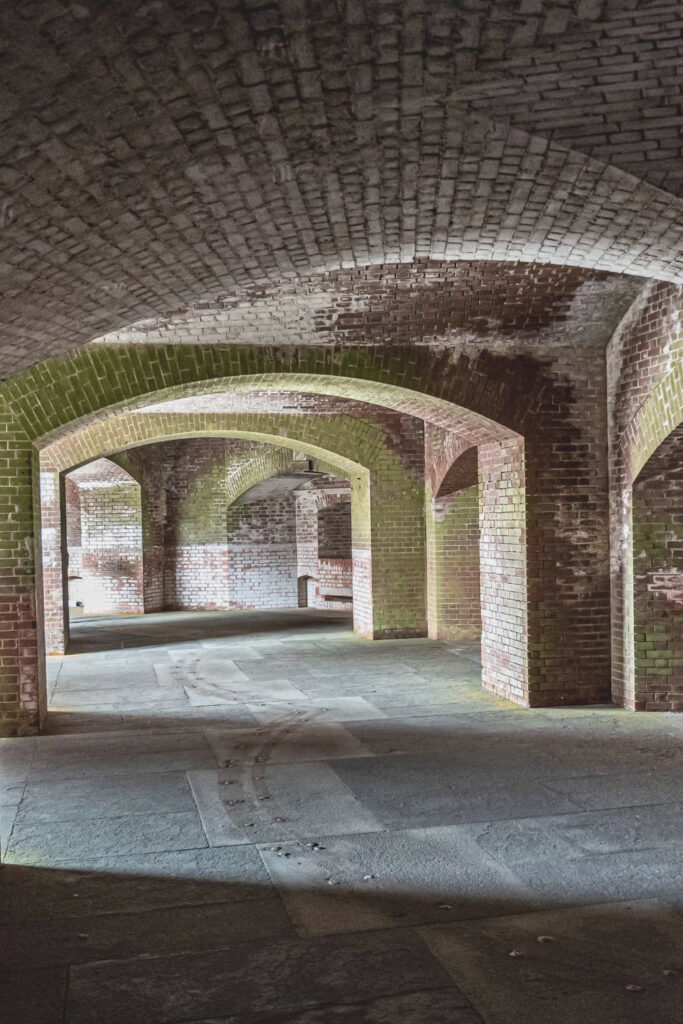 Tunnels at the Fort Point National Historic Site