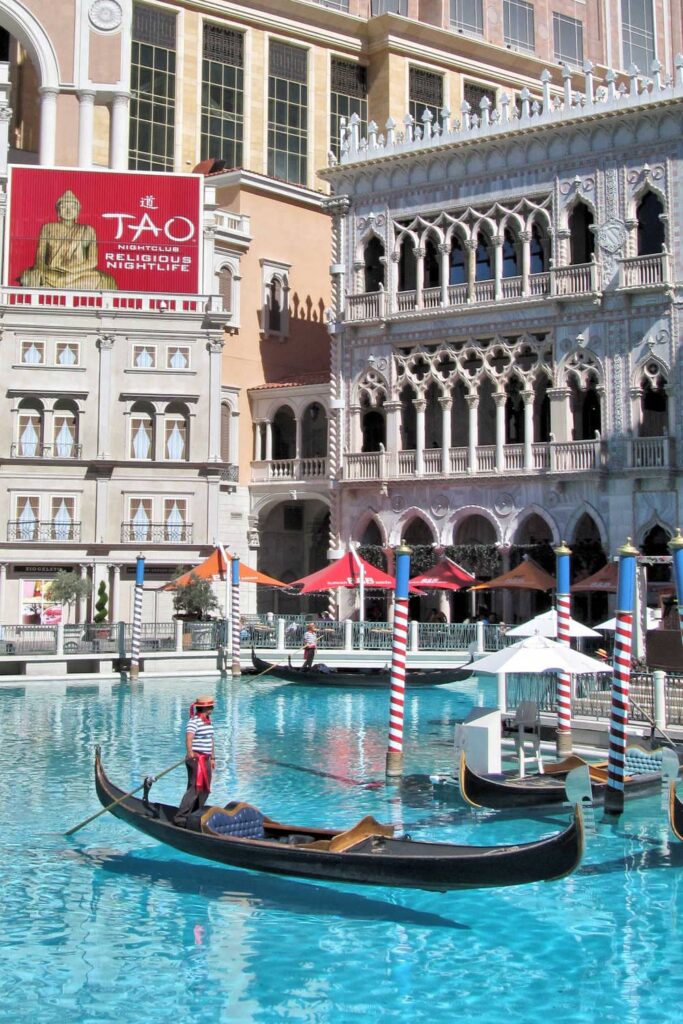 The Venetian gondolas