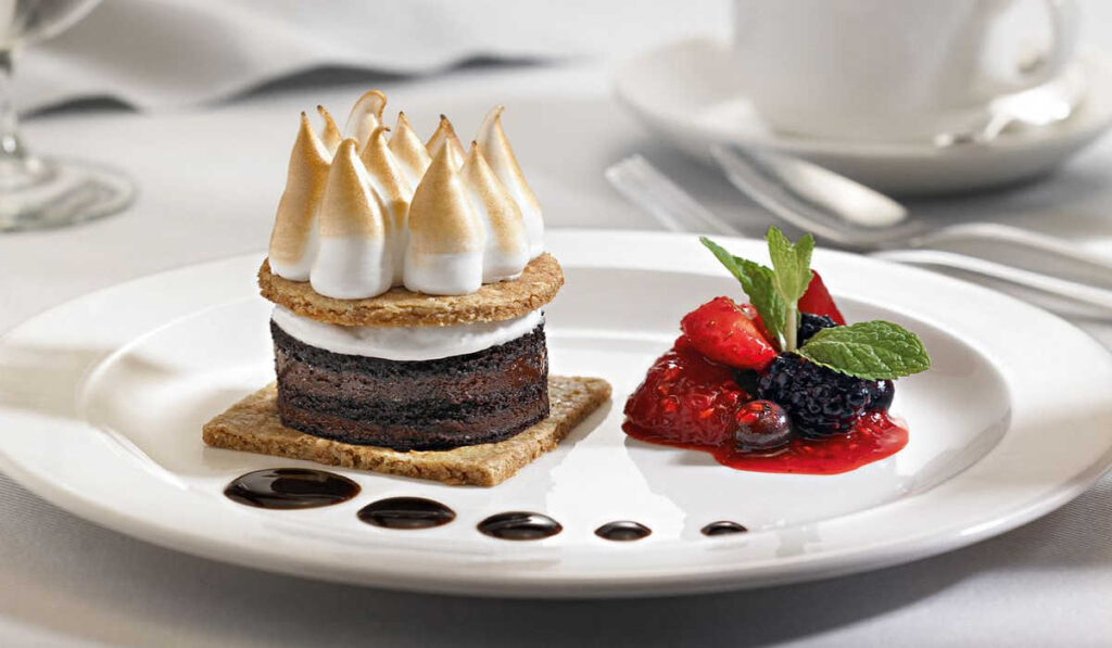 7-Layer S'Mores Stack from the Crown Grill on Princess Cruises