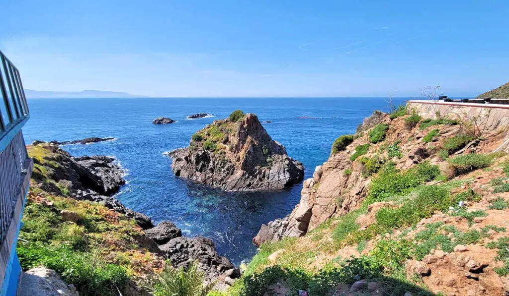 Coastline at La Bufadora near Ensenada