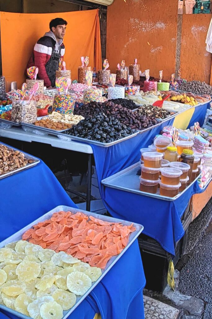 Dried fruit and candy store
