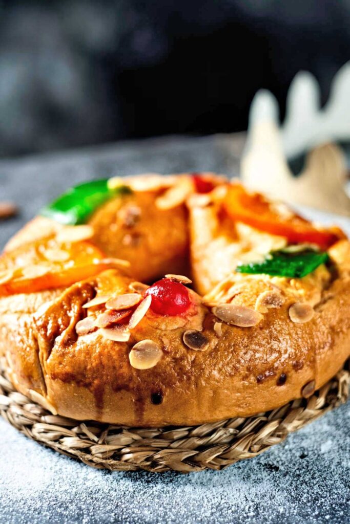 Roscon De Reyes, eaten on Three Kings Day