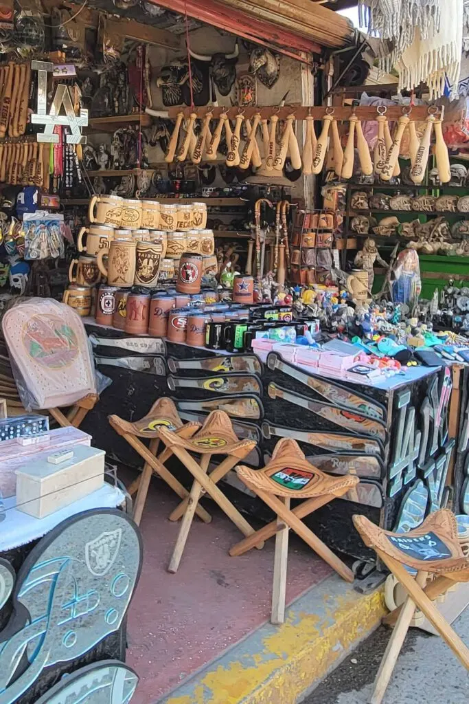 A Mexican souvenir store