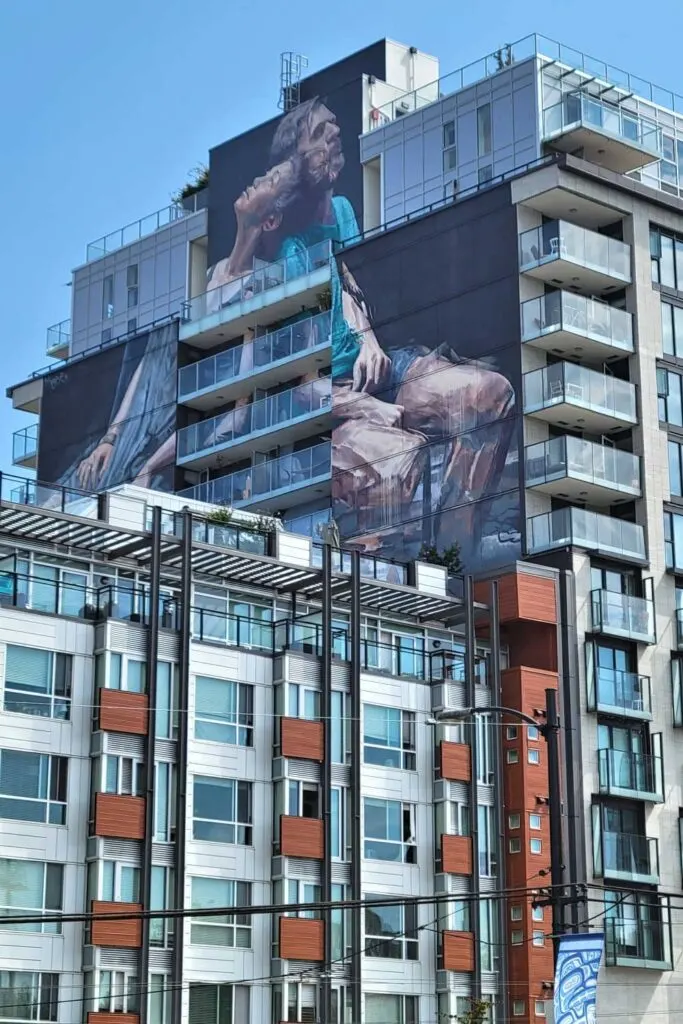 The Evening mural in Vancouver