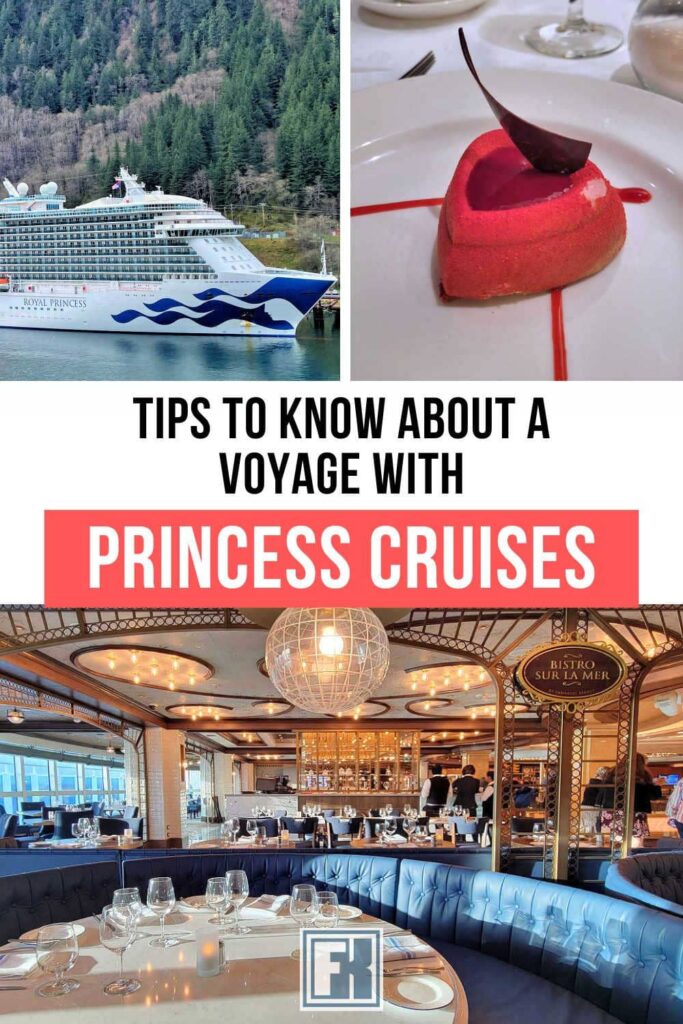 The Royal Princess in Alaska, a dessert and specialty restaurant
