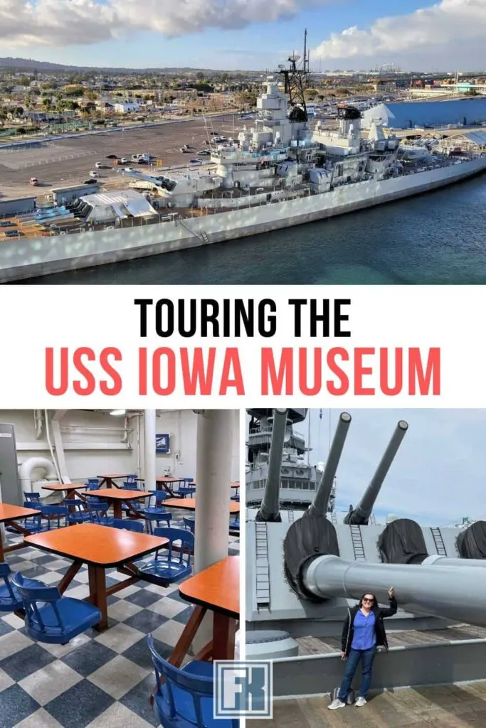 USS Iowa battleship museum and some areas onboard