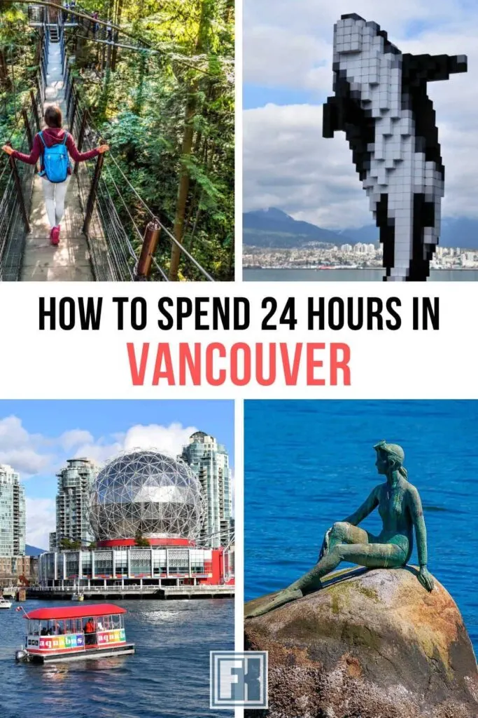 Treetop Adventures, Pixel Orca, Science World, and Girl in a Wetsuit, all attractions and sites in Vancouver, BC