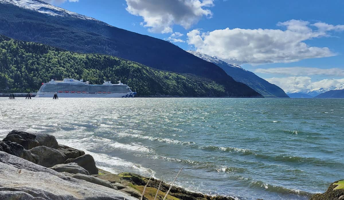 Skagway Port from Yakutania Point