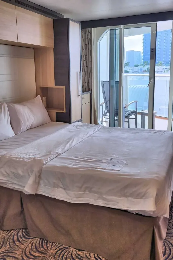 Studio ocean view balcony stateroom