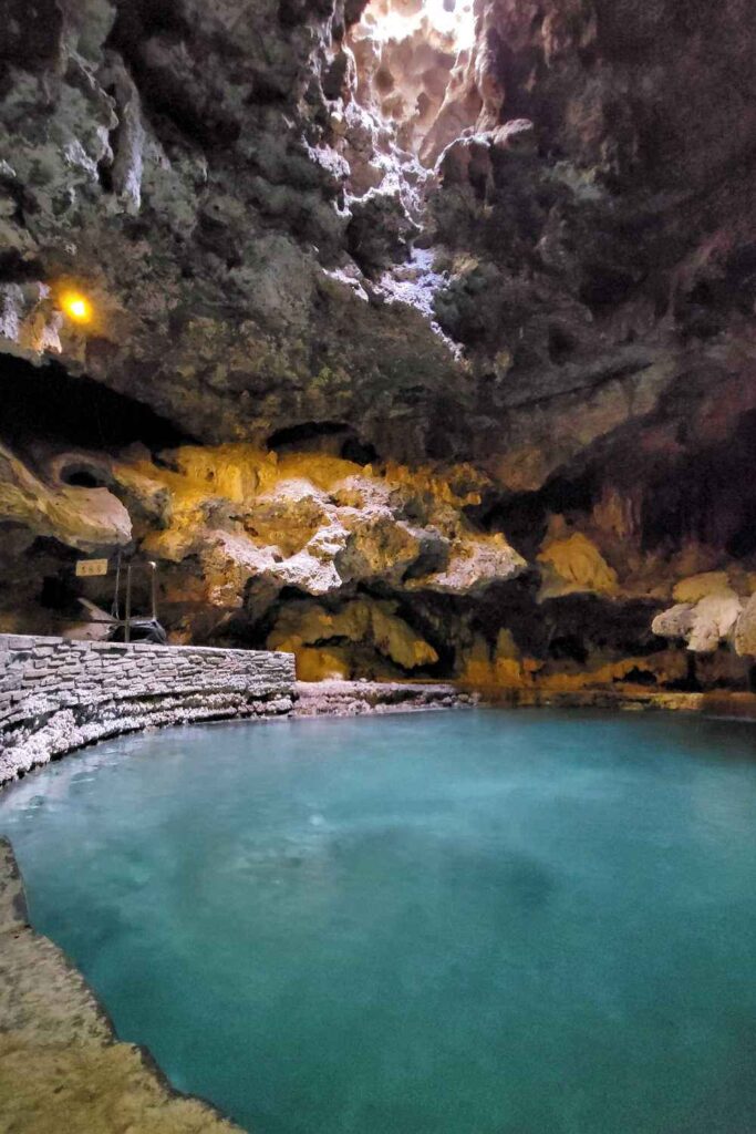 The cave pool at the Cave and Basin in Banff