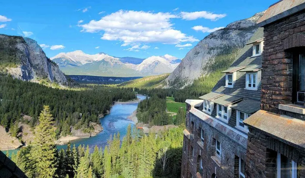 View from our Banff Springs Hotel room