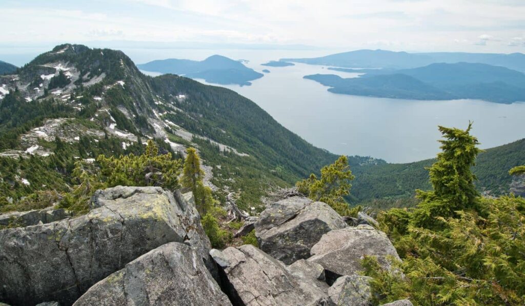 Views of Howe Sound from the Lions Binkert trail