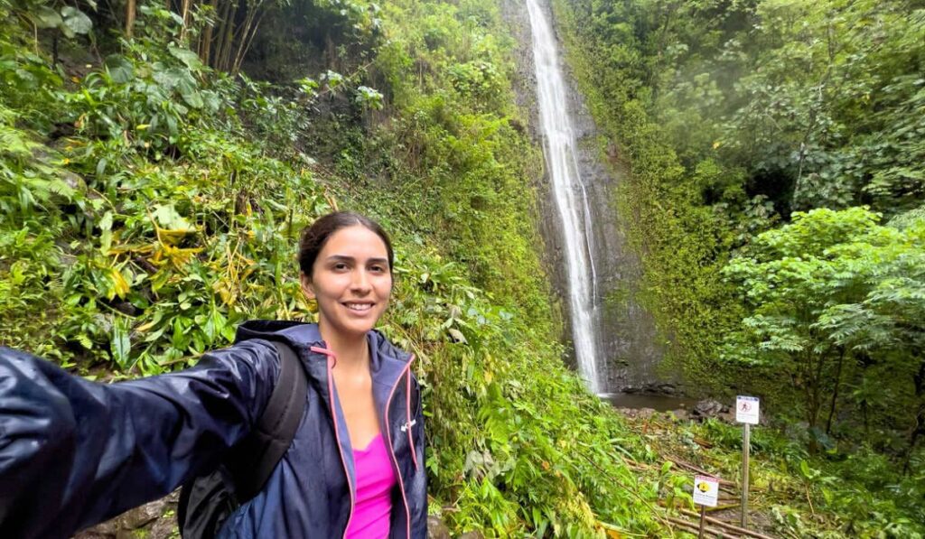 Bridget at Manoa Falls