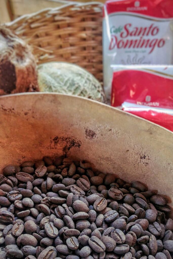 Coffee beans at a farm tour