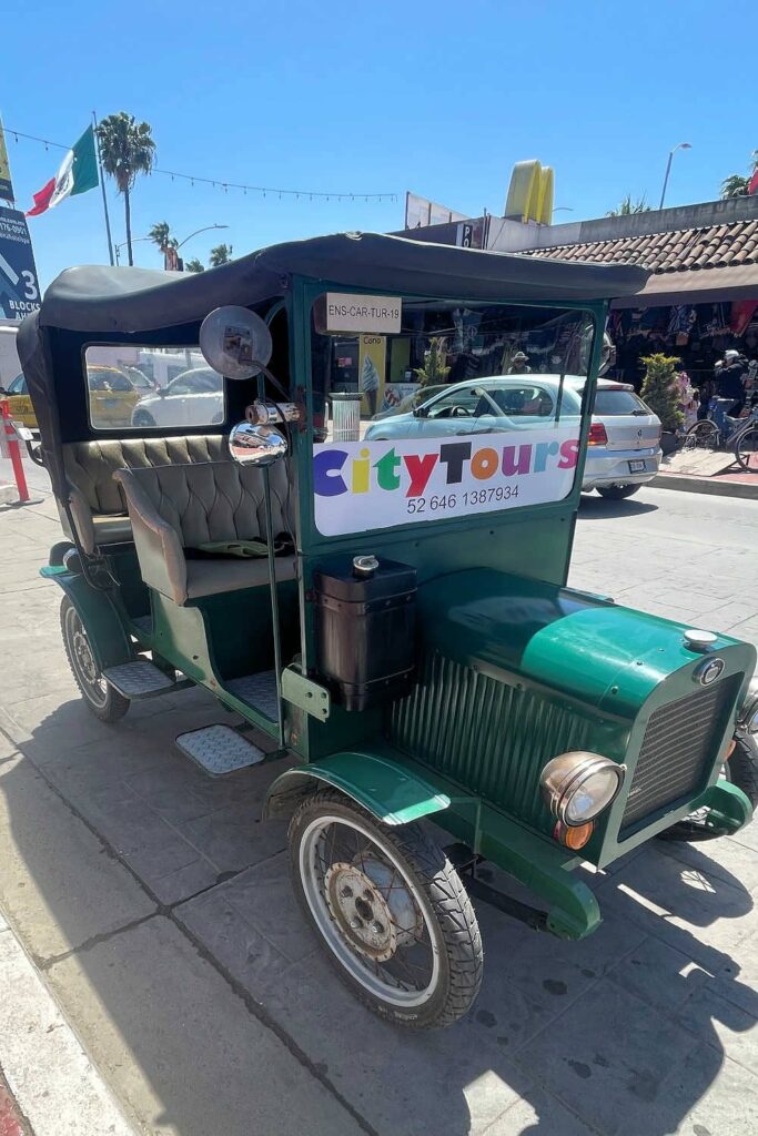 Ford Model T car used for Ensenada city tours
