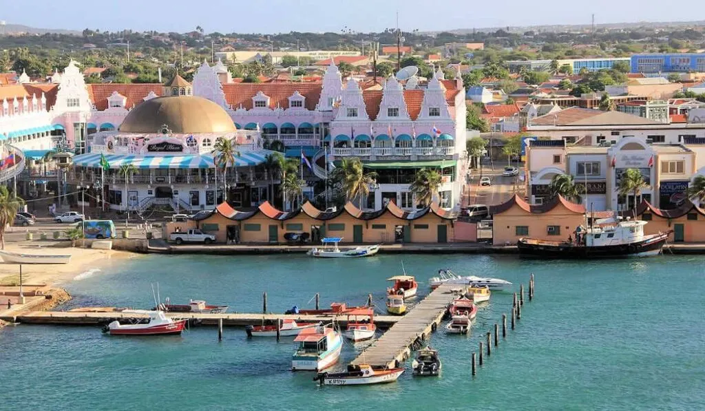 Oranjestad waterfront, Aruba