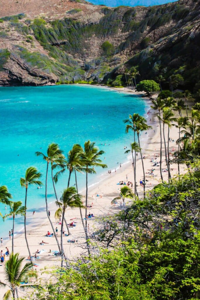 Hanauma Bay beach