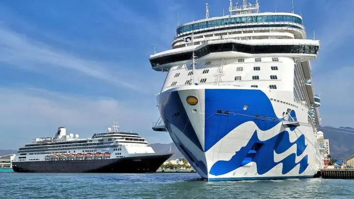Princess and Holland America ships in Puerto Vallarta