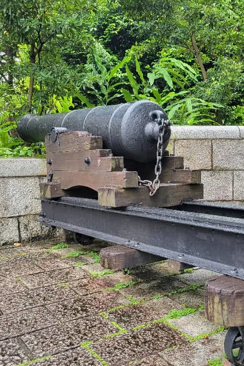 A Fort Canning cannon