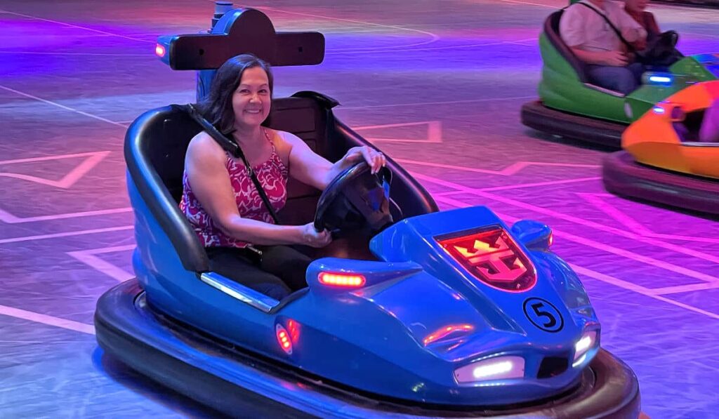 Riding the bumper cars